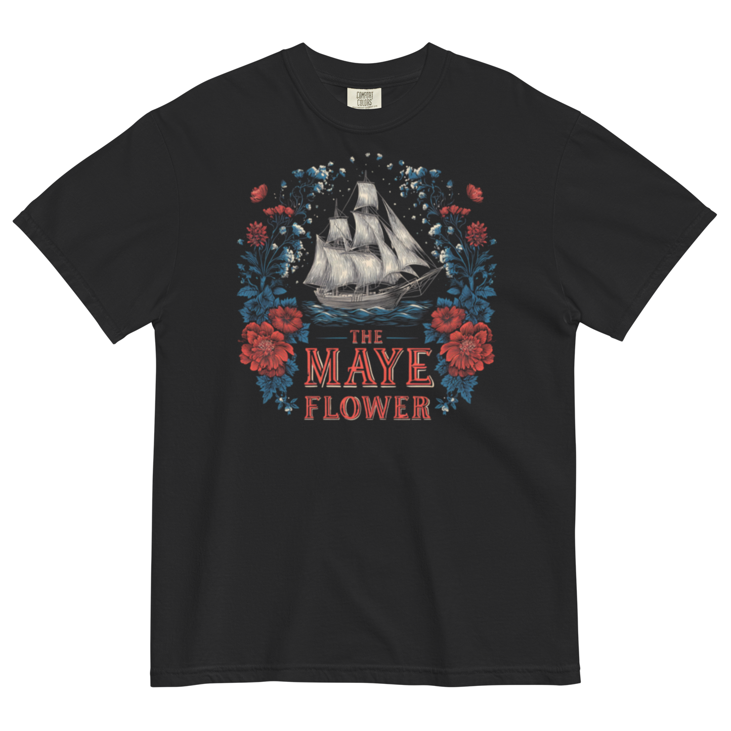 Drake Maye "Mayeflower" Heavyweight Tee