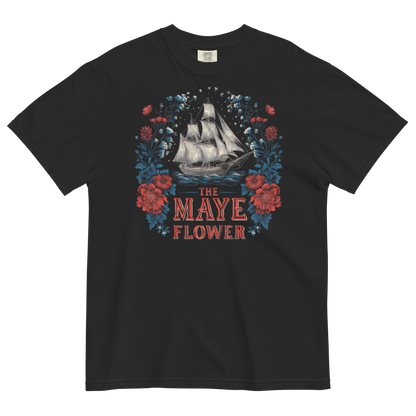 Drake Maye "Mayeflower" Heavyweight Tee