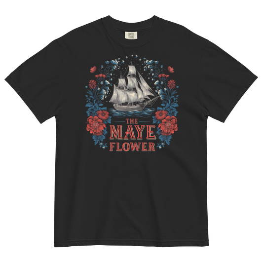 Drake Maye "Mayeflower" Heavyweight Tee